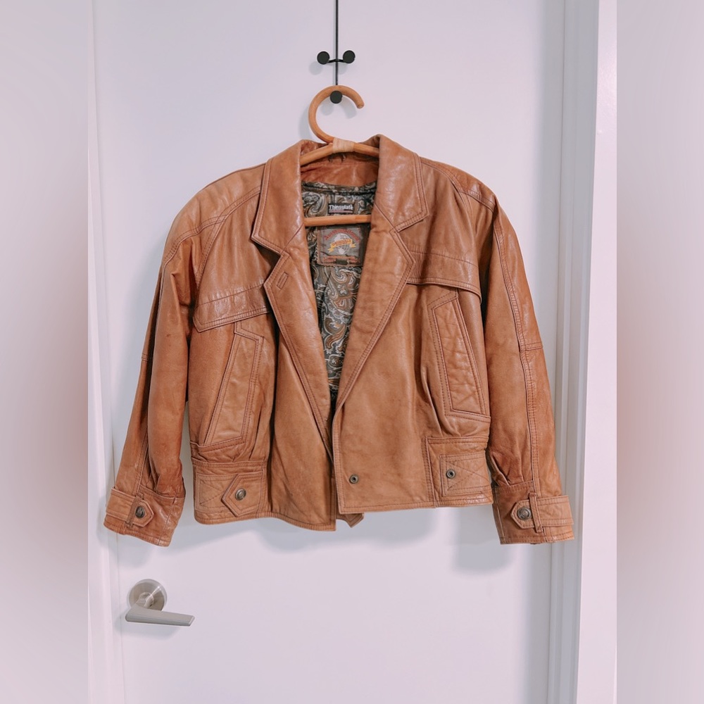 Adventure Bound insulated leather jacket size XS